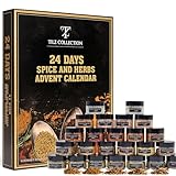 Herbs And Spices Advent Calendar 2025-24 Mini Spice Jars Food Advent Calendar Cooking Kitchen Adult Gift For Chef Men Women