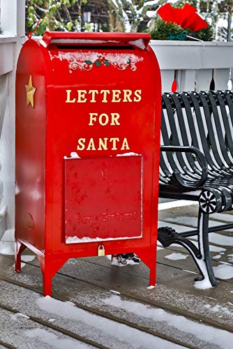 Posterazzi PDDUS48DGU1587 Fresh Snow on red Mailbox for Letters to Santa Town of Snoqualmie Photo Print 18 x 24 Multi