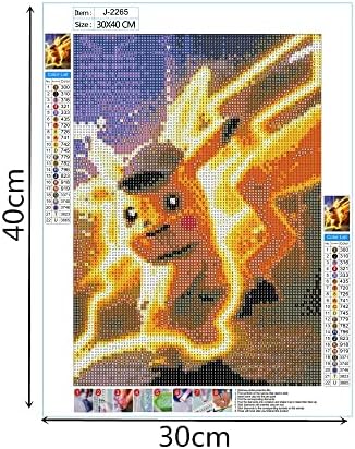 5D DIY Diamond Arts Craft Painting Kits Full Drill, Rhinestone Crystal Embroidery Cross Stitch Canvas Painting Pictures by Numbers for Kids Adults Home Wall Decor - Cartoon 40x30 cm (Cartoon B)
