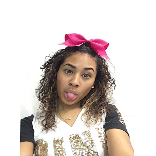 Chosen Bows Big Classic Cheer Bow, Hot Pink - Thumbnail 7