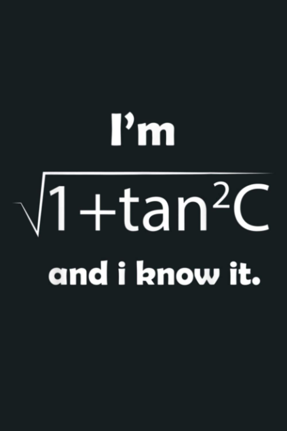 I M Sec C And I Know It Funny Sexy Math Humor: Notebook Planner - 6x9 inch Daily Planner Journal, To Do List Notebook, Daily Organizer, 114 Pages