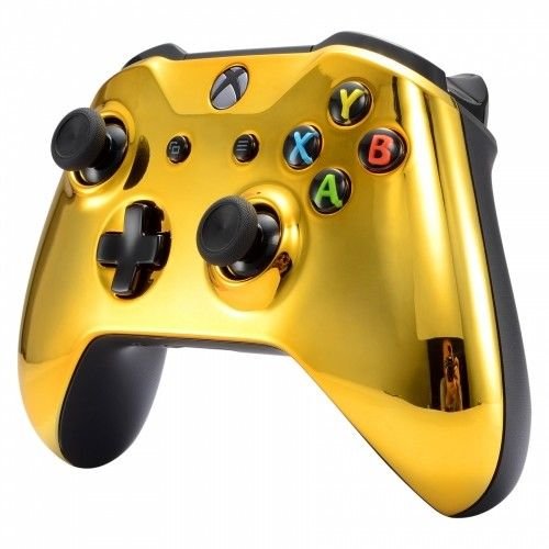 Image of MODDEDZONE UN-Modded Custom Controller compatible with Xbox One S /X... (3.5 mm jack) (Gold)
