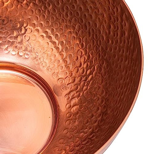 Bloomingville EC1511 Copper Round Hammered Metal Bowls, Set Of 2 Sizes thumb #1