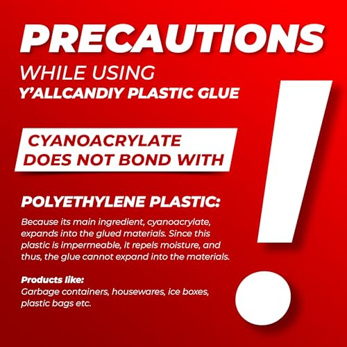 Y'allCanDiy Super Glue for Plastic 20g (0.7 oz) – Cyanoacrylate Based Heavy Duty CA Glue for Legos, Miniatures, PLA, 3D Printing, Toys, ABS, PVC, DIY Kits - Image 8