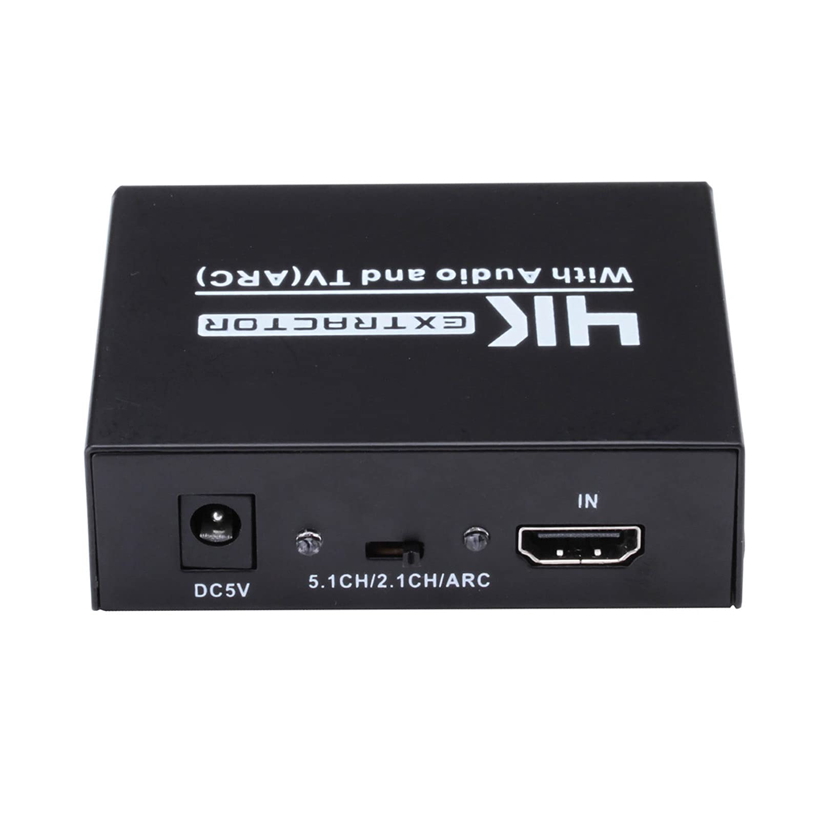 RSGK Decodificador De Audio, HDMI a HDMI + Divisor De Audio Óptico R/L, Decodificador DTS De Salida 5.1 Divisor De Audio HDMI