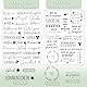 2 Blatt Nimm dir was du brauchst Kerzen Geschenk Set Kerzen Tattoos Aufkleber mit Rub On Sticker Transferaufkleber Kerzenhalter Rub Ons Mitbringsel Geburtstag Dankeschön Geschenke für Frauen Freundin