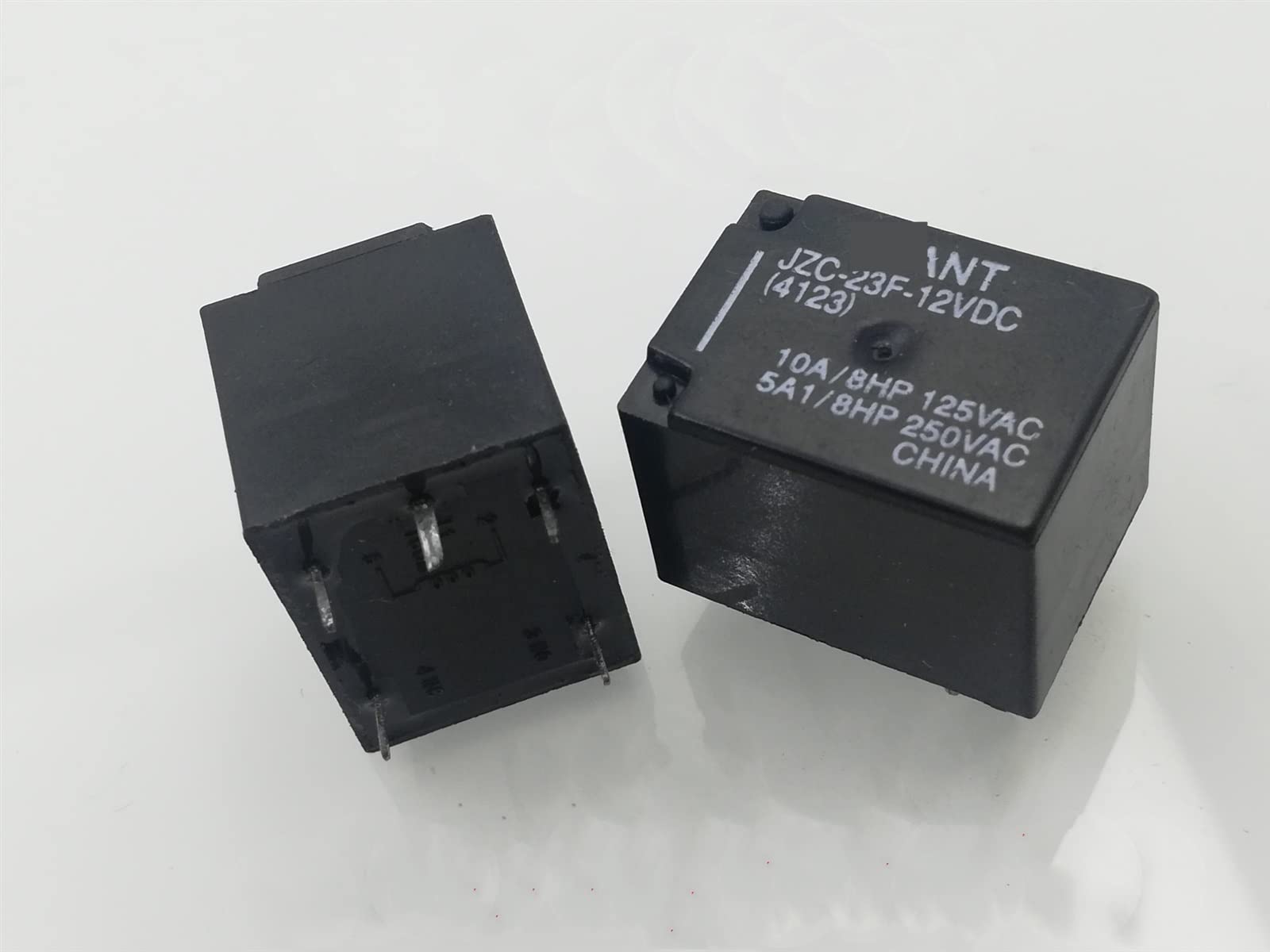 QEFHSVVZE 10Pcs Relay JZC-23F 12VDC JZC-23F-12VDC JZC 23F 12VDC YG4123 DC12V 5PIN 1 Open 1 Close