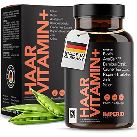 IMPERIO Haarvitamin+ Premium Haar Vitamine hochdosiert Cover