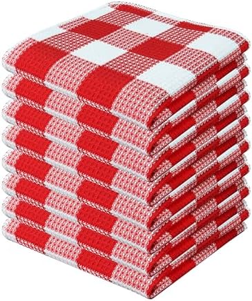 Amazon.com: T-Fal Premium Waffle Dish Cloths: Highly Absorbent, Super ...