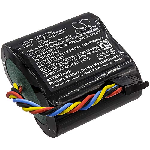 3.6V Battery Replacement for Allen Bradley 1756-BATA, 1756-BATM 1756-L55M12 (Seri, 1756-L55M13 (Seri, 1756-L55M14 (Seri