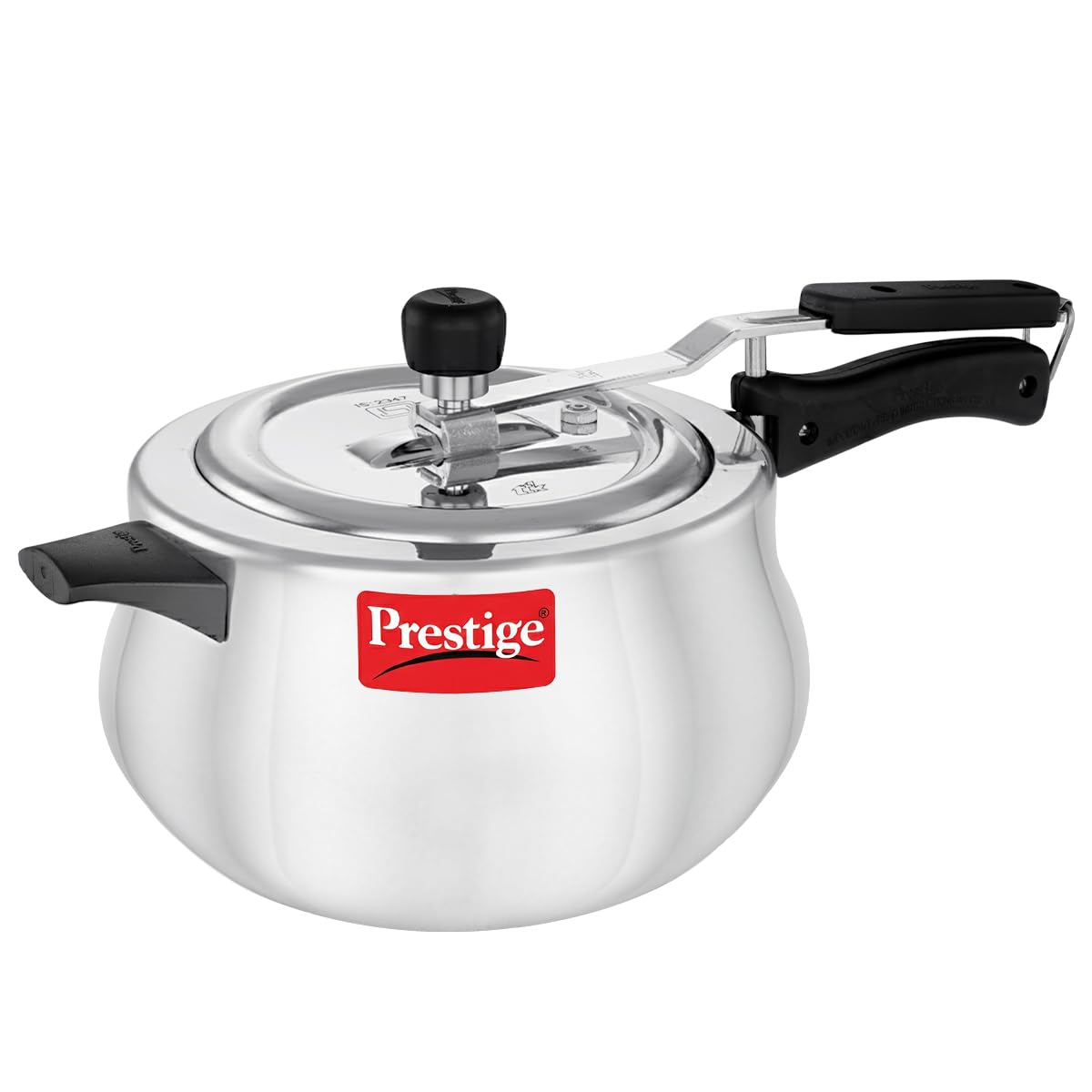 Prestige 5 Litre Aluminium Nakshatra Plus Svachh Innerlid Pressure Cooker Handi|Deep lid for spillage control|Virgin Aluminium|Gas & Induction Compatible|Metallic Safety Plug|5Y warranty|ISI Certified-image-46