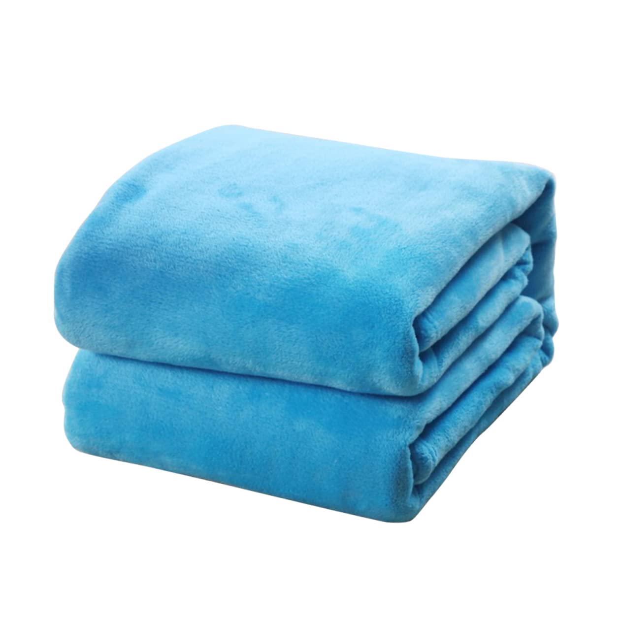 GRIRIW Blue with Polyester and Cozy Lightweight Elaborate Fiber Flannel Blanket Small Warm Needle Stitching Pet for Pets Indoor Use