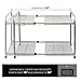 Venoly Home - Under Sink 2 Tier Expandable Shelf Organizer Rack, Silver - Expands from 18 Inches to 30 Inches