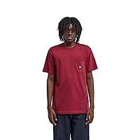 Element Top a Maglia Manica Corta Icon Label Pocket SS Rosso S