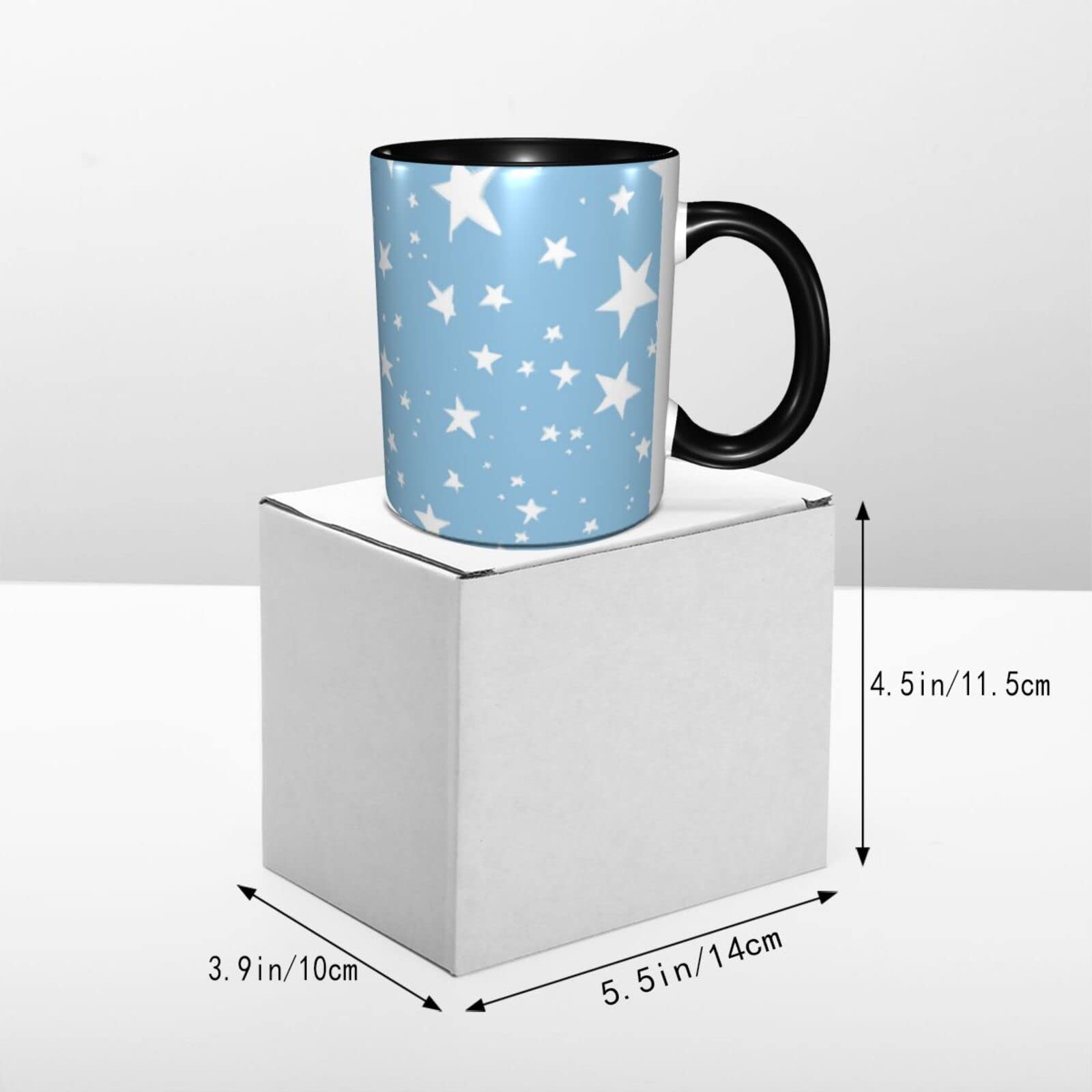 Amazon.co.jp: マグカップ カラーマグ 星柄 スター Cup 食器 大きめ 約