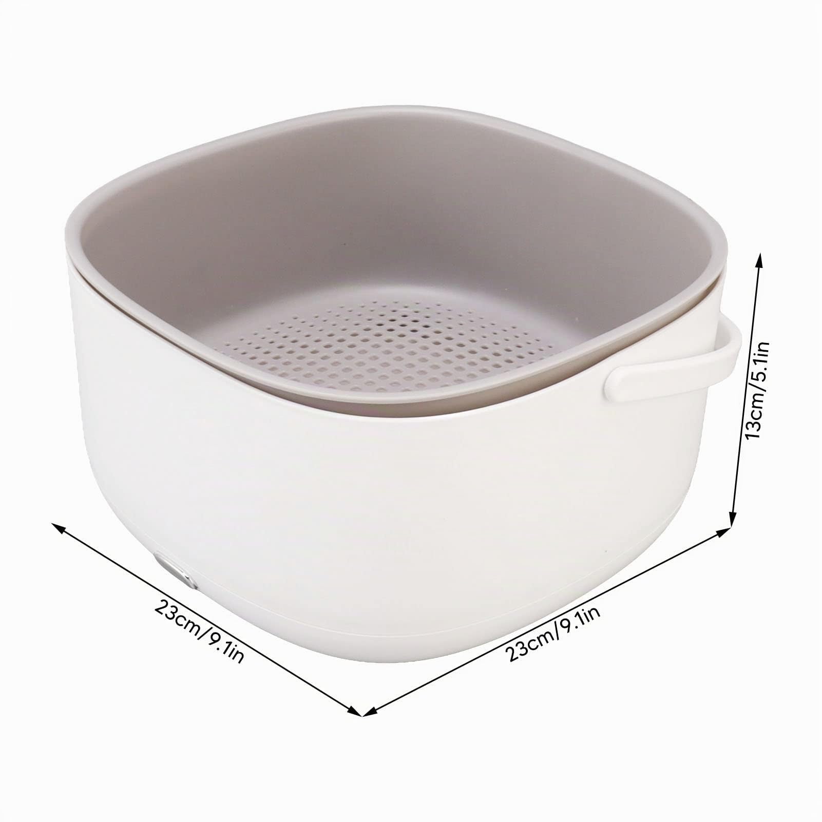Lavadora Profesional para Frutas y Verduras, Purificador de Alimentos con Limpieza 360° para Utensilios de Cocina, Elimina Residuos y Contaminantes