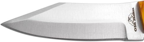 Miniatura 4 de Collection Sharp - Cuchillo de caza de hoja fija resistente y duradero con funda de cuero (2028BLP)