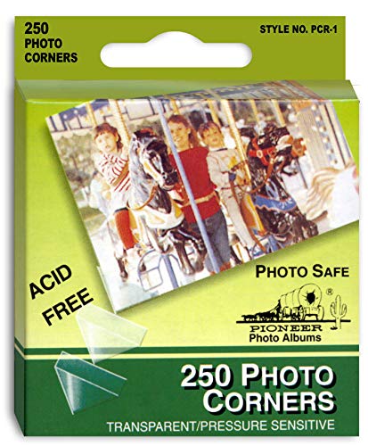 Photo Corners Self-Adhesive .5" 250/Pkg-Clear Cover