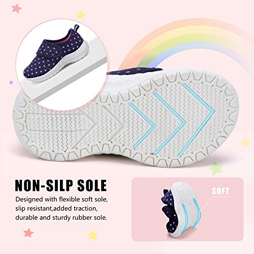 STQ Toddler Shoes for Boys & Girls Breathable Tennis Walking Sneakers2