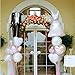 QTMY 46.5"x 22.4" Bride and Groom Dress Shape Foil Helium Balloons Marriage for rustic country church Wedding Birthday Party Decorations favours Supplies balloons Toy