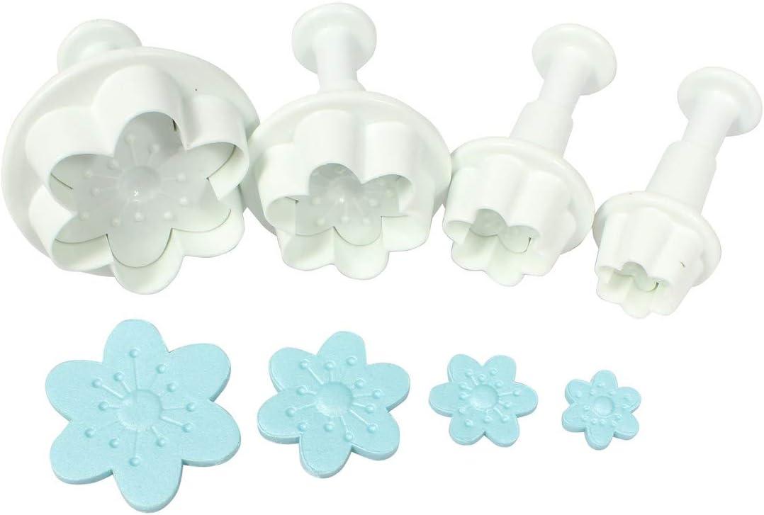 Cherry Blossom Plunger Cutter - 4 pieces - Cake Star