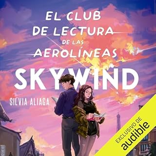 Diseño de la portada del título El club de lectura de las aerol&iacute;neas Skywind