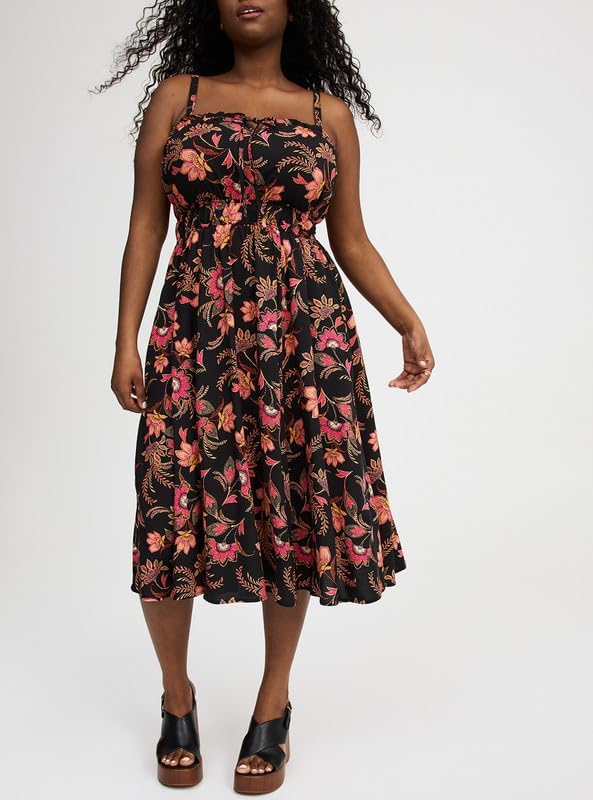 Torrid Women's Plus Size Dress - Sleeveless A-Line Midi Dress - Image 2