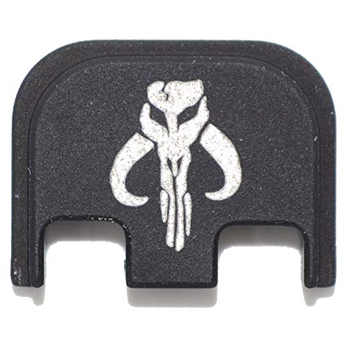 Mandalorian Crest Rear Slide Back Plate Engraved for Glock