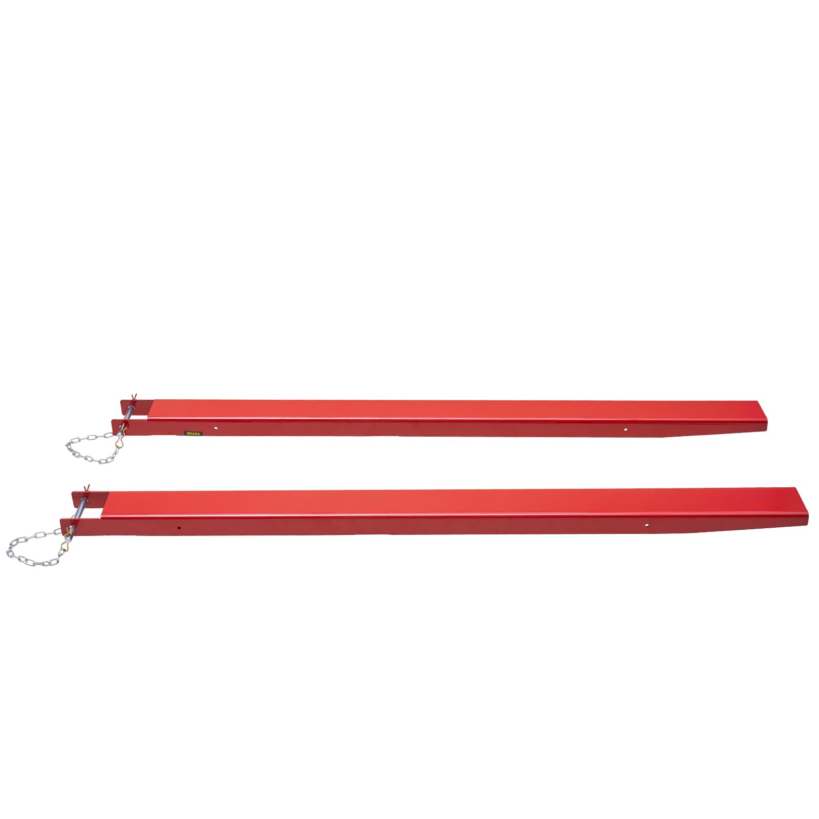 VEVOR Forche per Pallet Lunghezza 1840 mm Capacità Carico max. 1815 Tonnellate, Coppia di Forche per Movimentazione Carico da Benne Trattori Minipala Escavatori in Acciaio, Forche Compatibili 106mm