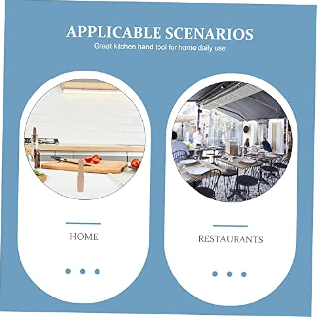 ABOOFAN 2pcs Wooden Garlic Stick Pounder Spice Pestle and Garlic Mincer Grind Tools Tamper Garlic Press Muddler Tool Pounder for Food Seasoning Pounding Cooking Kitchen