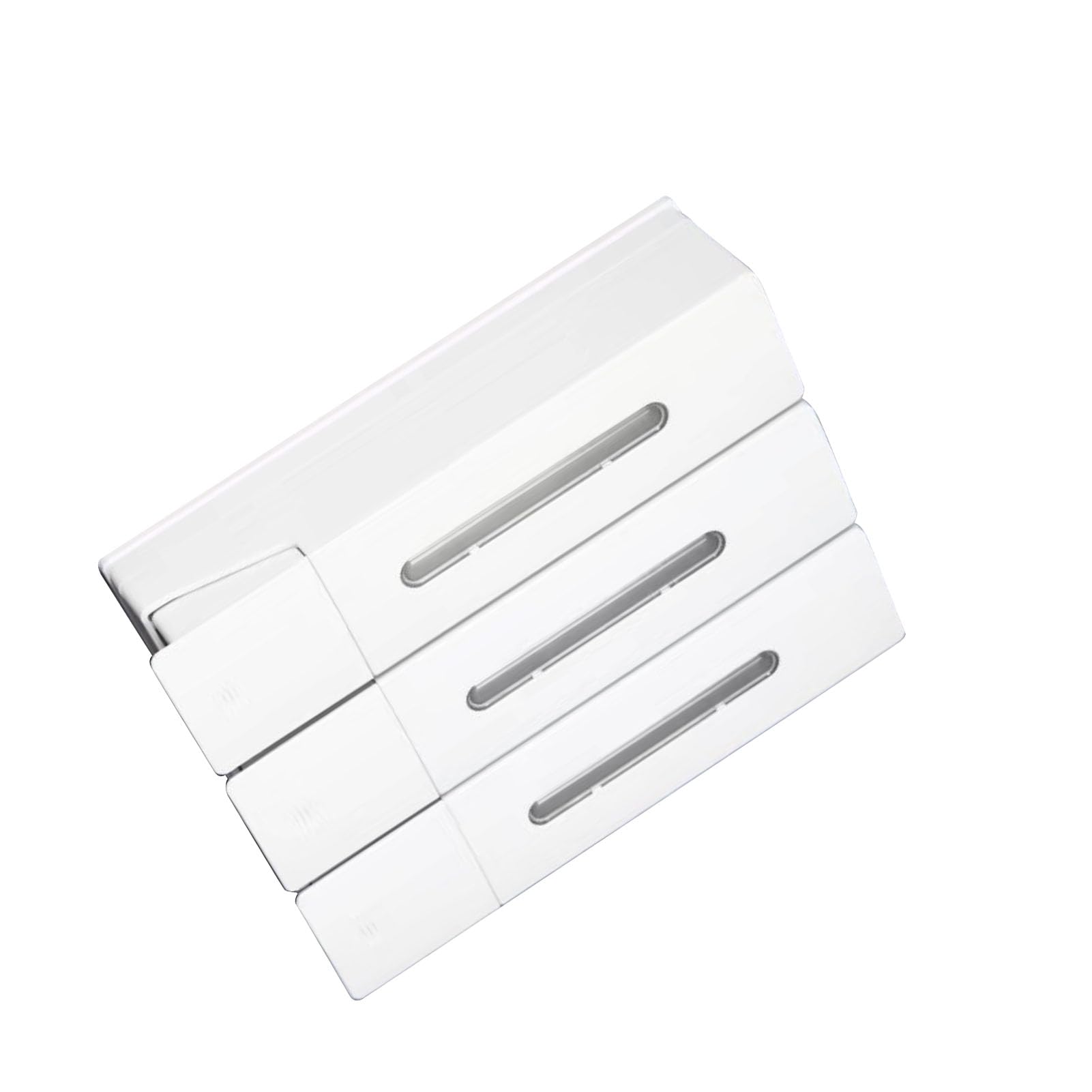 CHICIRIS Doccia Dispenser Sapone con Grande capacità (White Triple Head)