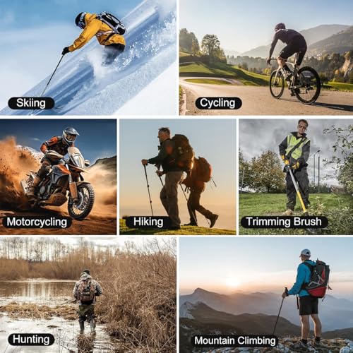 Image of GUSTAVE Hiking Leg Gaiters, Adjustable Outdoor Boot Gaiters with Hook and Loop & Strap, Lightweight Waterproof & Snowproof Lower Leg Protection for Trekking, Skiing, Mountaineering