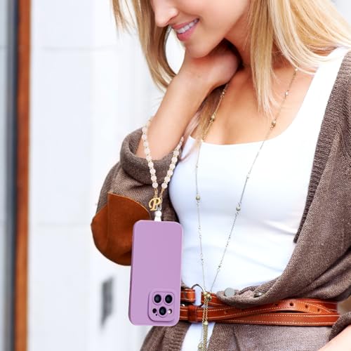 1 Set Beaded Phone Wrist Strap, Initial Phone Charms Detachable Letter B - Photo 115 sur 176