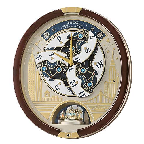 Seiko Swarovski Melody In Motion Wall Clock-2019 Edition-Qxm382Brh #TOP1