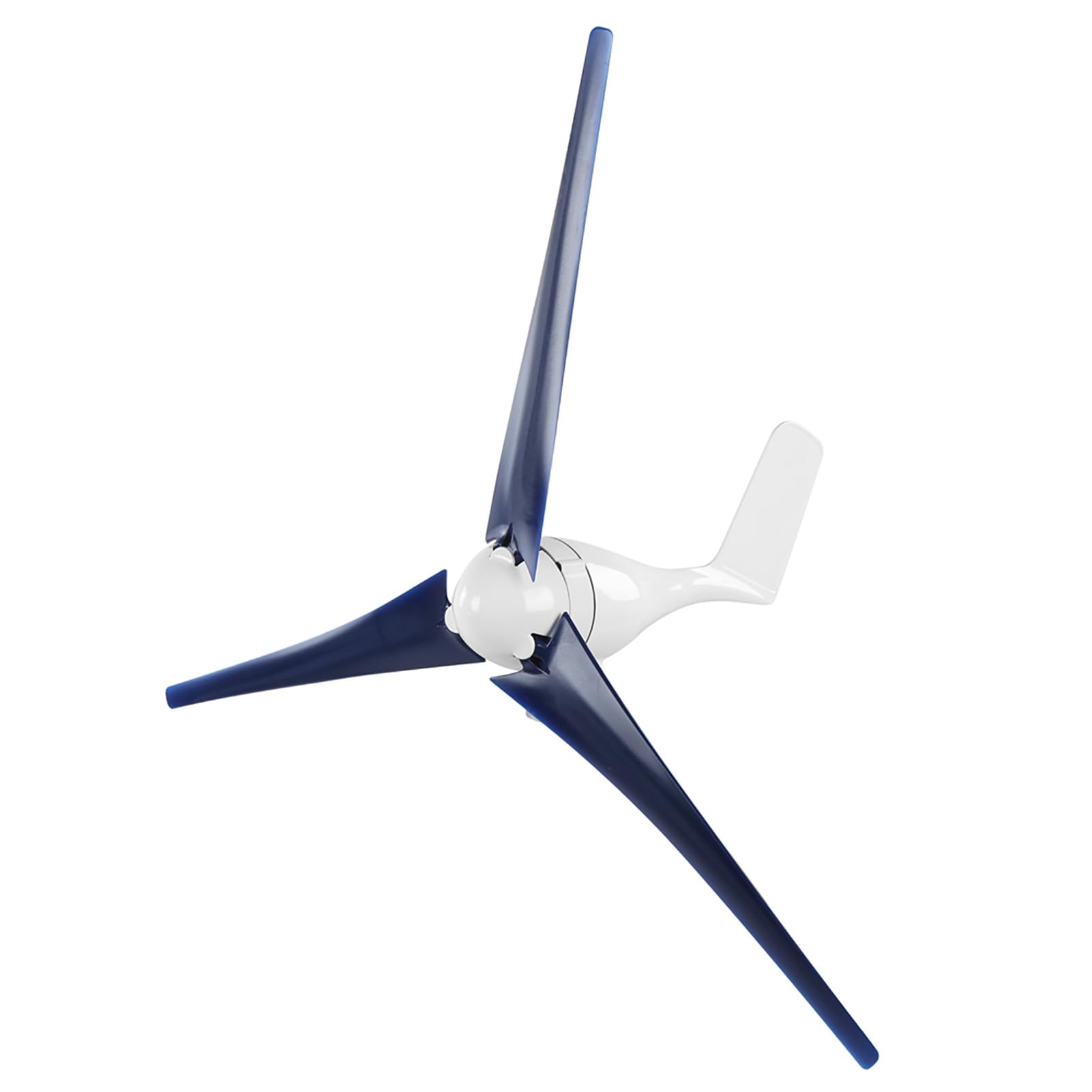 Cocoarm Kit de Generador de Turbinas Eólicas de 200 W, Aerogenerador de Plástico de Aleación con Controlador, Salida de 3 Palas 12 24 48 V, Generador PM Trifásico, para Barcos, Cabinas, Terrazas,