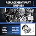 Loautong Power Steering Pump with Pulley, for Subaru Forester 2011-2013, H4 2.5L, Power Assist Pump Replace# 21-607, 21607, 96819M, 9901255, 34430-SC010, 34430-SC011, 34430SC010, 34430SC011