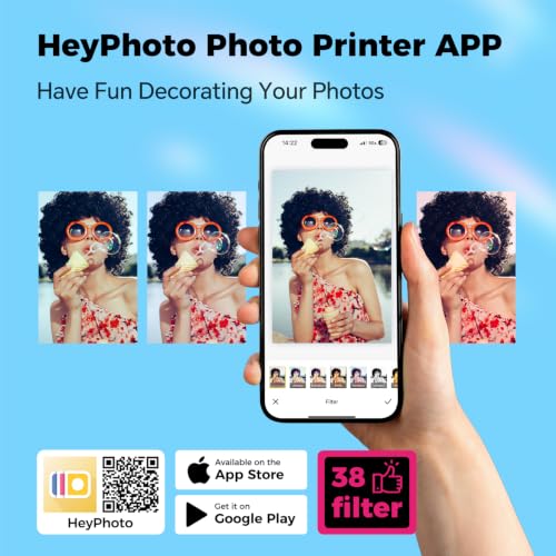 Image of iDPRT 4x6 Photo Printer, Portable Color Picture Printer, Thermal Sublimation Mini Picture Printer, Bundle 108 Sheets Photo Paper & 2 Ribbon Cassette, Photo Printer for iPhone & Android, White