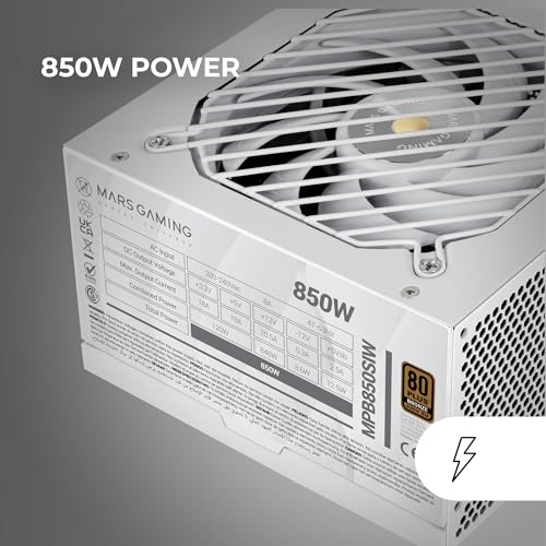 Fuente de alimentación Mars Gaming MPB850SIW ATX 850W miniatura 4
