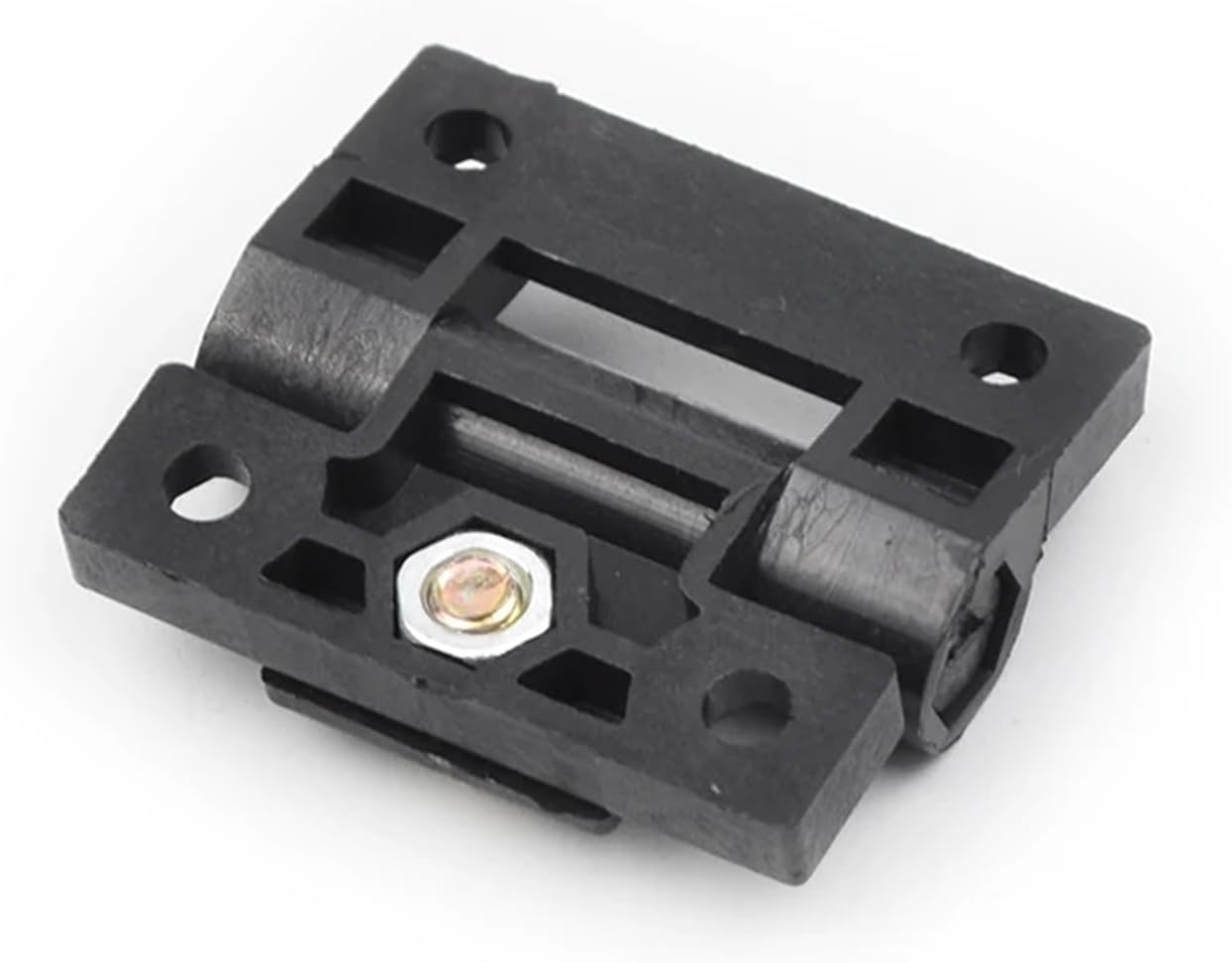 Gate Door Hinge Adjustable Tension Position Control Hinge Constant Level Damper Adjustable Plastic Flat Hinges(1pc Black)