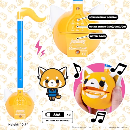 Image of Otamatone Sanrio Electronic Musical Instrument Toy - Aggretsuko Sweet