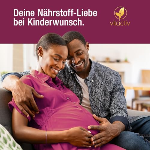 VITACTIV Inositol Myo - 90 Inositol Kapseln (30 Tage) - Kinderwunsch bei PCO Syndrom - Myo Inositol Hochdosiert, 2000 mg pro Tagesdosis - Plus Zink, Vitamin B6 & Folsäure - Vegan, Laborgeprüft in DE