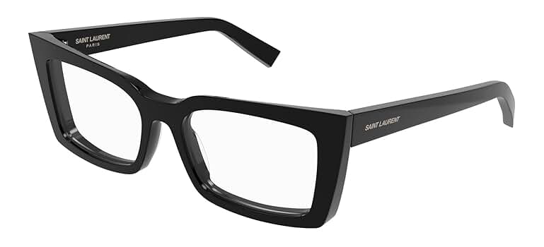 saint laulent クラヴァット　黒×白 Saint Laurent SL 554 Eyeglasses