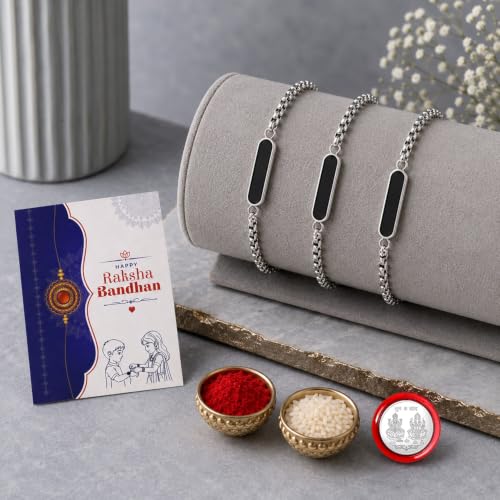 Image of Oblivion Bracelet for Men - Personalized Rakhi Bracelet, Engrave Name or Message for Special Occasion Raksha Bandhan for Brothers, Customized Stylish Adjustable Wrist Accessory
