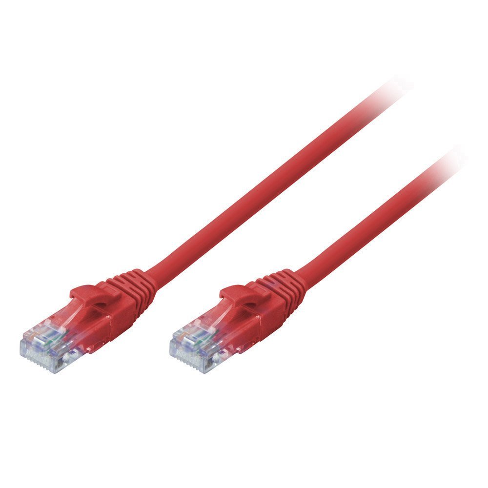 Lindy 30 m CAT6 U/UTP Snagless Gigabit Network Cable - Red