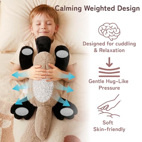 Image of Niuniu Daddy 20 inch 3.3 lb Weighted Platypus Stuffed Animal for Adults Kids, Giant Large Soft Body Pillow Plush Toy for Sleeping Huggable, Gift for Everyday Comfort