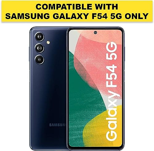 Image of KC Back Cover for Samsung Galaxy M54 5G and Samsung Galaxy F54 5G - Shockproof Soft Bumper Silicone Case with Camera Protection (Black)