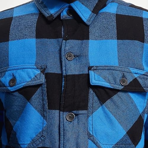 Men's Lumber Jacket Black/Blue2