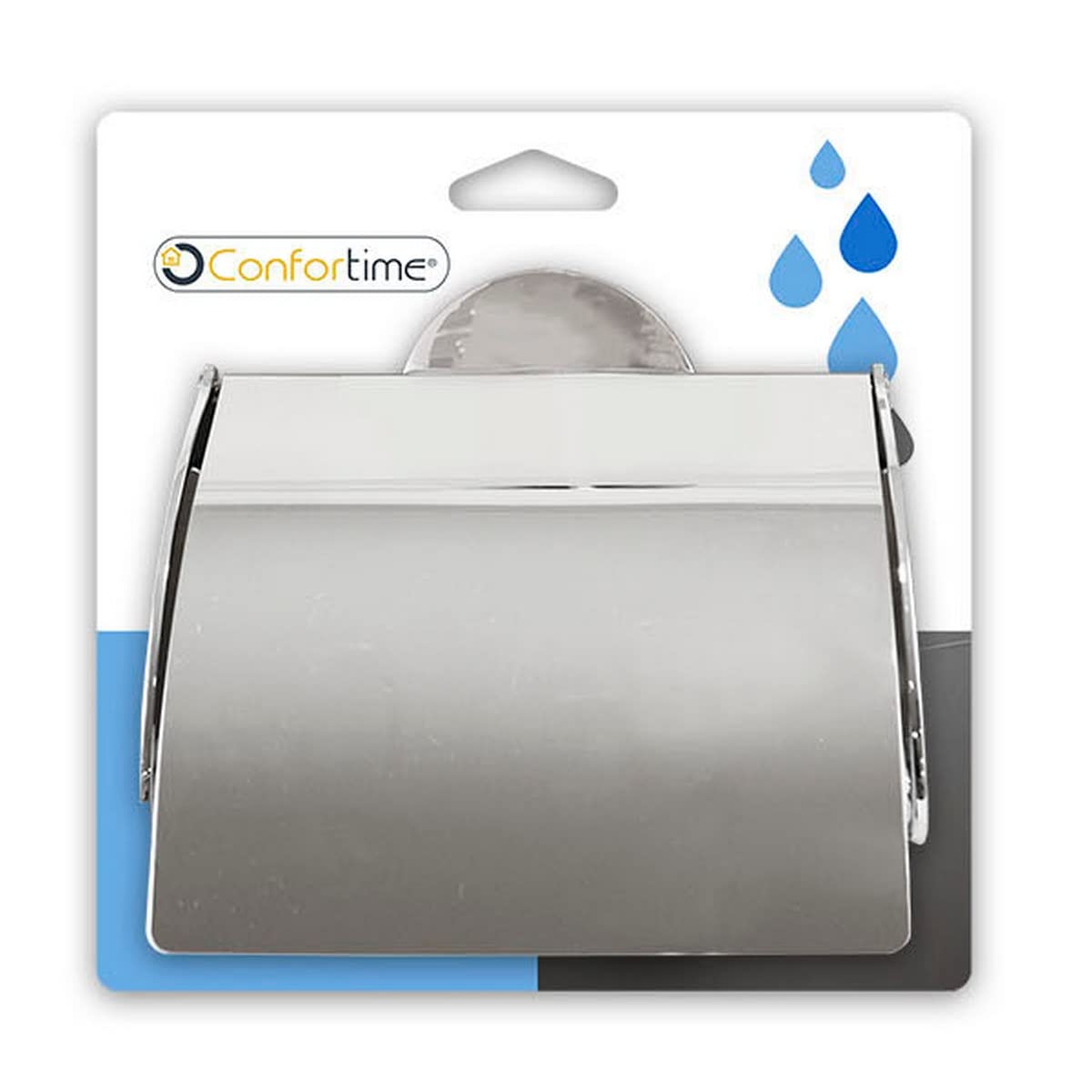 CONFORTIME Toilet Paper Holder, Multicoloured, Standard
