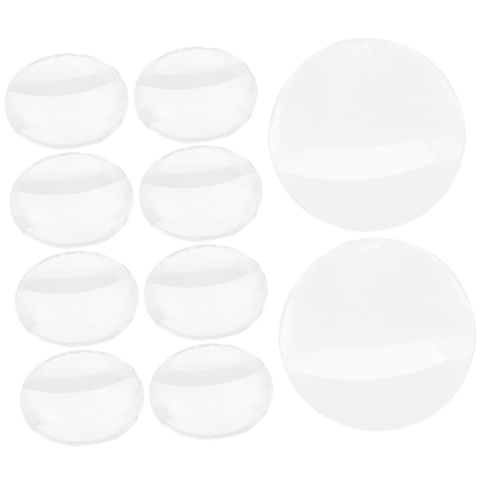DOITOOL 10Pcs Magnifier Lens Durable Convex Magnification Lenses for Telescopes Magnifiers and More Enhance Viewing Experience with Bright Image Quality