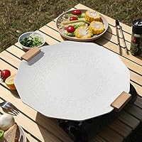 いい物ですよ〜❗️早い者勝ち‼️ グリルパン ステーキ グリドル アルミ製 焼肉 Amazon | BOMFATY ステーキフライパンは 鋳鉄製 グリルパン 木柄